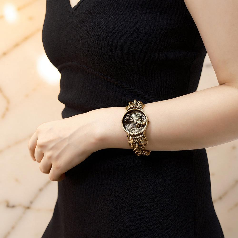 ATELIER-TIBET – Bracelet Vintage Zircon – Roi Grenouille
