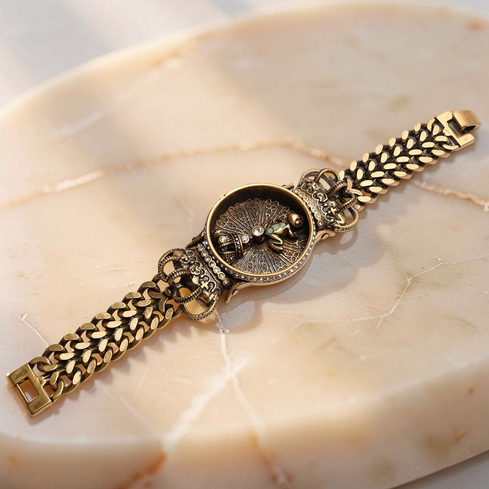 ATELIER-TIBET – Bracelet Vintage Zircon – Roi Grenouille