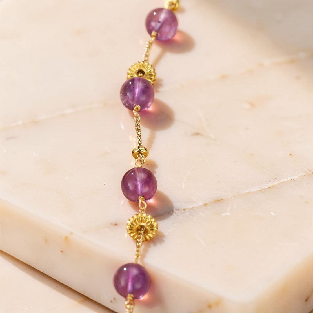 ATELIER-TIBET – Bracelet Améthyste – Rayonnement Violet