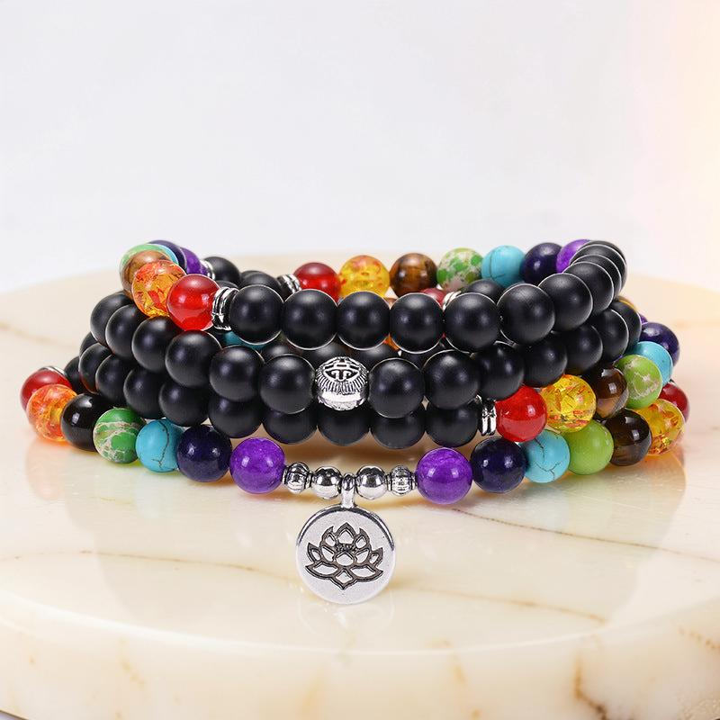ATELIER-TIBET – Mâlâ 108 Perles – Zenitude, Pierre de Lave