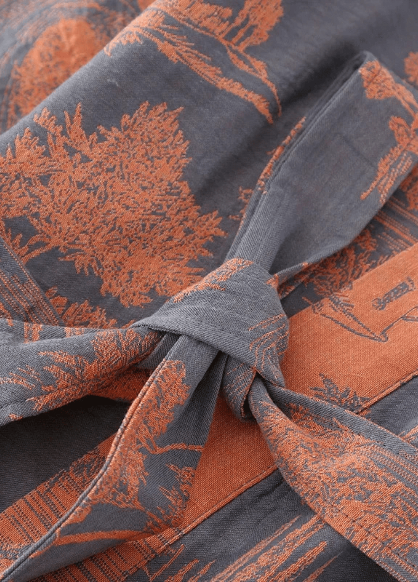 Peignoir kimono femme coton bleu – Ukiyo