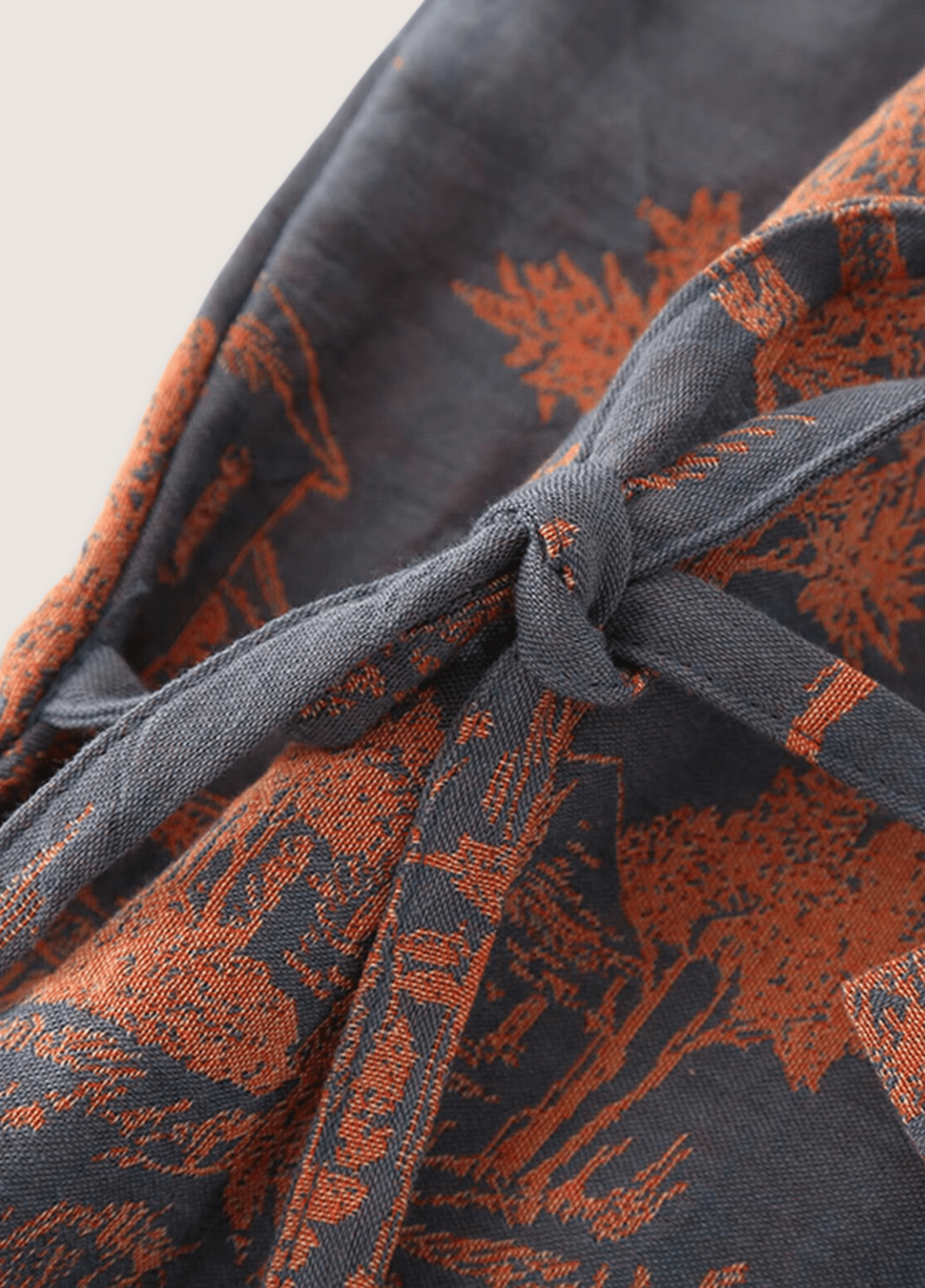 Peignoir kimono homme coton bleu – Ukiyo