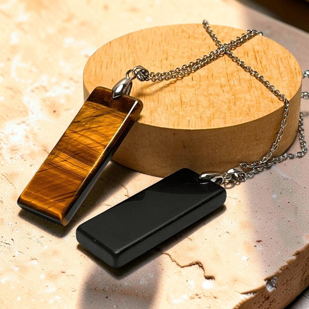 ATELIER-TIBET – Pendentif Élégance & Puissance en Pierre Naturelle