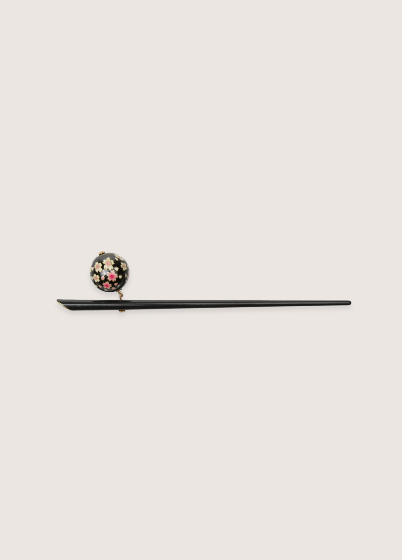Pique à cheveux femme motif cerisier noir – Kanzashi Sakura