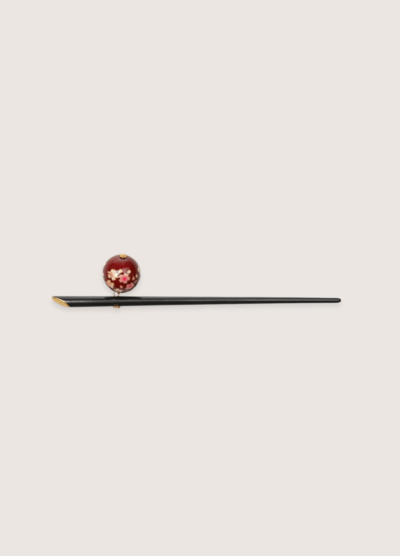 Pique à cheveux femme motif cerisier rouge – Kanzashi Sakura