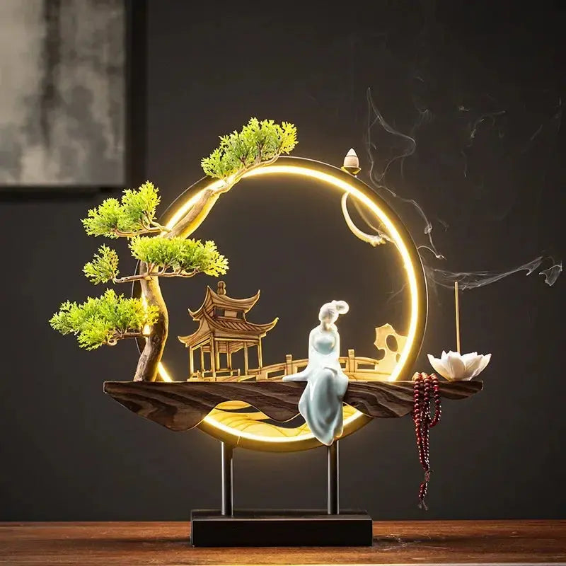 ATELIER-TIBET – Quiétude Intérieure · Porte-Encens Lumineux Zen