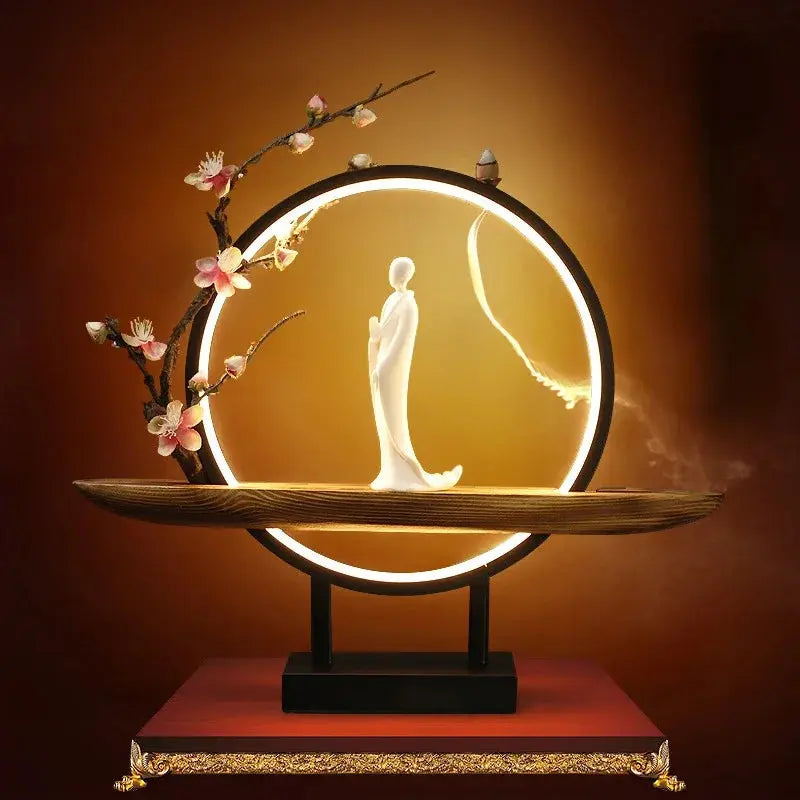 ATELIER-TIBET – Souffle Sakura · Porte-Encens LED Fleur de Cerisier