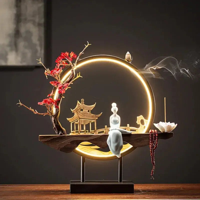 ATELIER-TIBET – Quiétude Intérieure · Porte-Encens Lumineux Zen