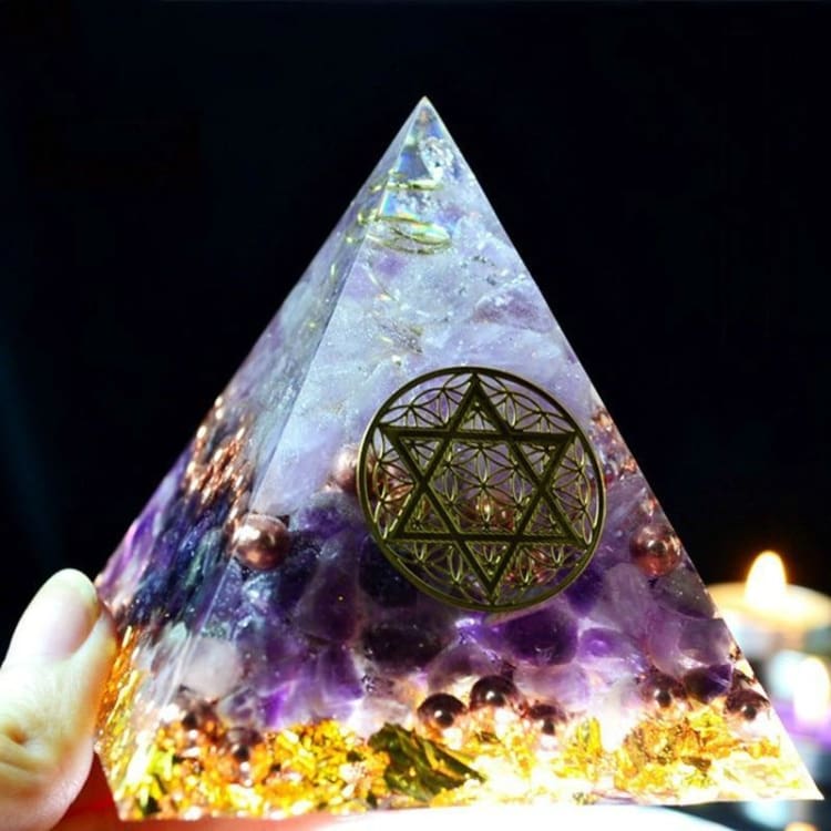 ATELIER-TIBET Pyramide Orgonite 'Purification et Sérénité'