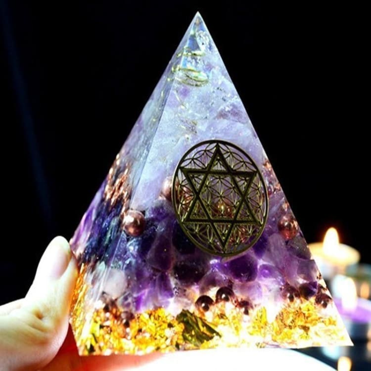 ATELIER-TIBET Pyramide Orgonite 'Purification et Sérénité'