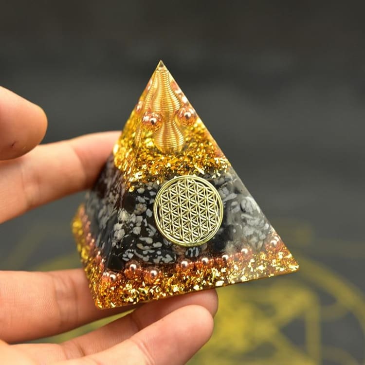 ATELIER-TIBET Pyramide Orgonite 'Relaxation et Protection'