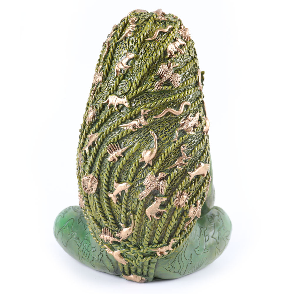 ATELIER-TIBET Statue de la Terre Mère en résine (14,5 cm) | Décoration de jardin spirituelle