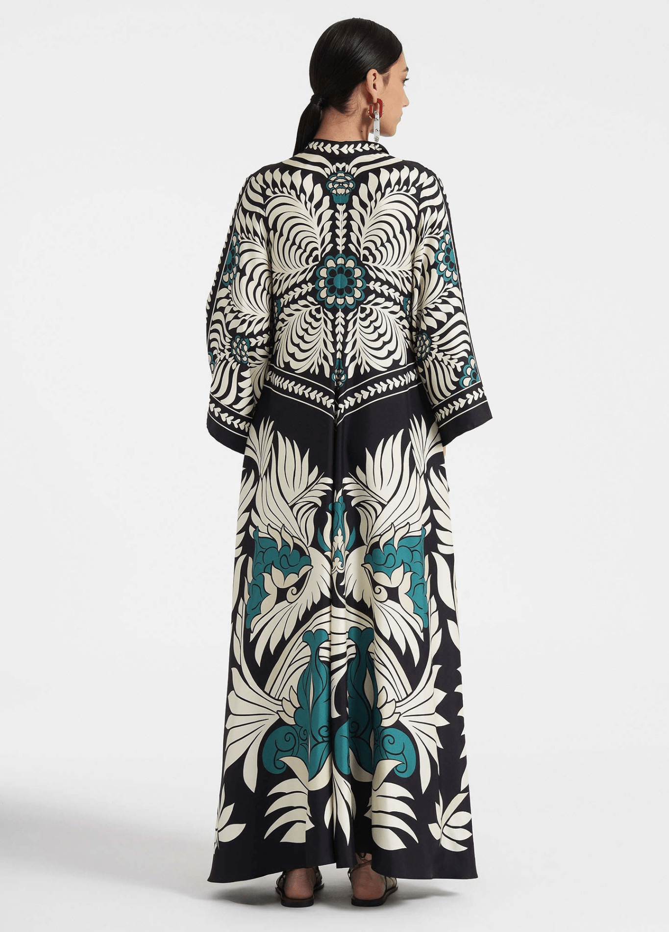 Robe kimono femme bleu – Art Botanique