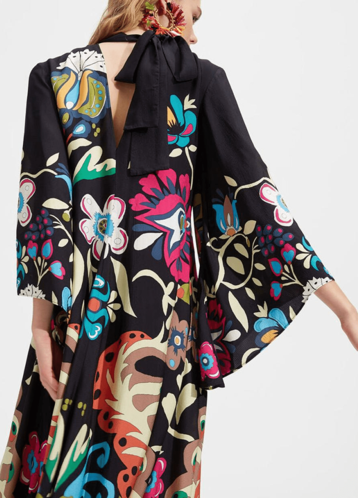 Robe kimono femme noir – Arty