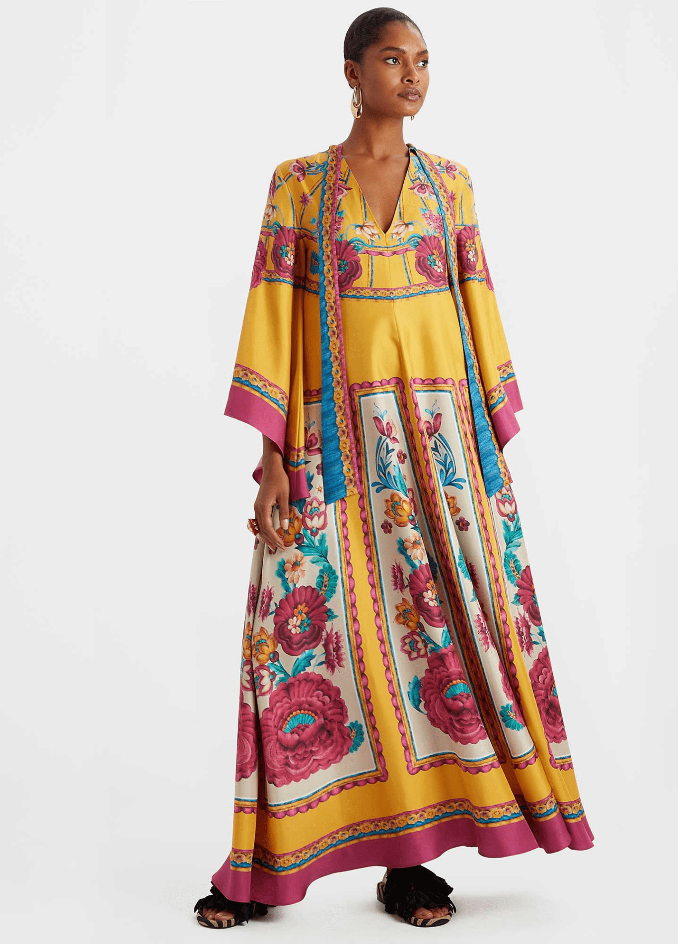 Robe kimono femme orange – Crépuscule