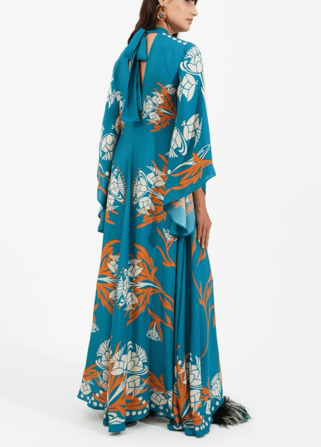 Robe kimono femme turquoise – Turquoise Sauvage