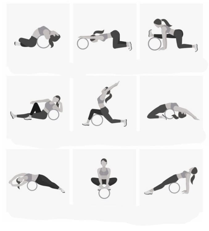 ATELIER-TIBET – Roue de Yoga en Liège Naturel & TPE