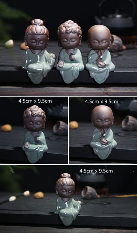 ATELIER-TIBET – Statuette Bouddha en Céramique – Harmonie & Sérénité