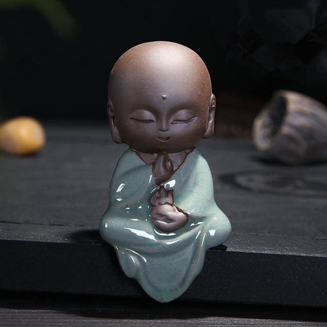 ATELIER-TIBET – Statuette Bouddha en Céramique – Harmonie & Sérénité