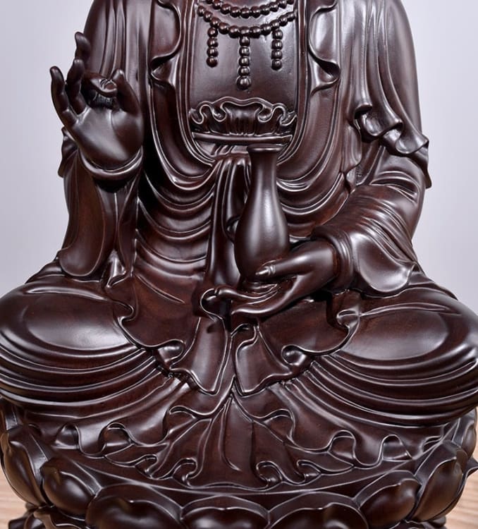 ATELIER-TIBET Statuette de Bouddha en bois de santal