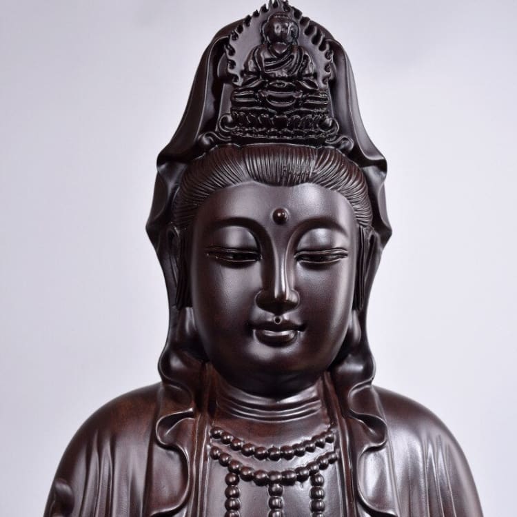 ATELIER-TIBET Statuette de Bouddha en bois de santal