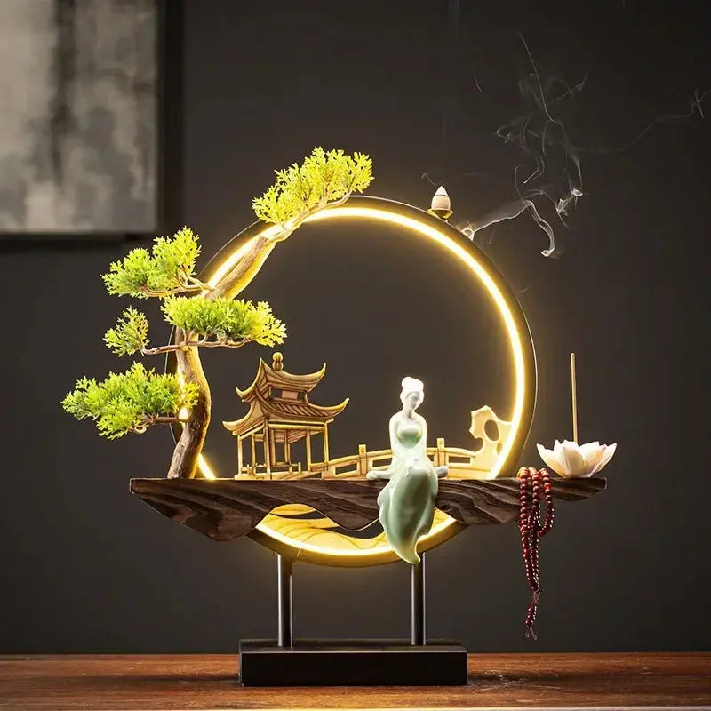 ATELIER-TIBET – Quiétude Intérieure · Porte-Encens Lumineux Zen