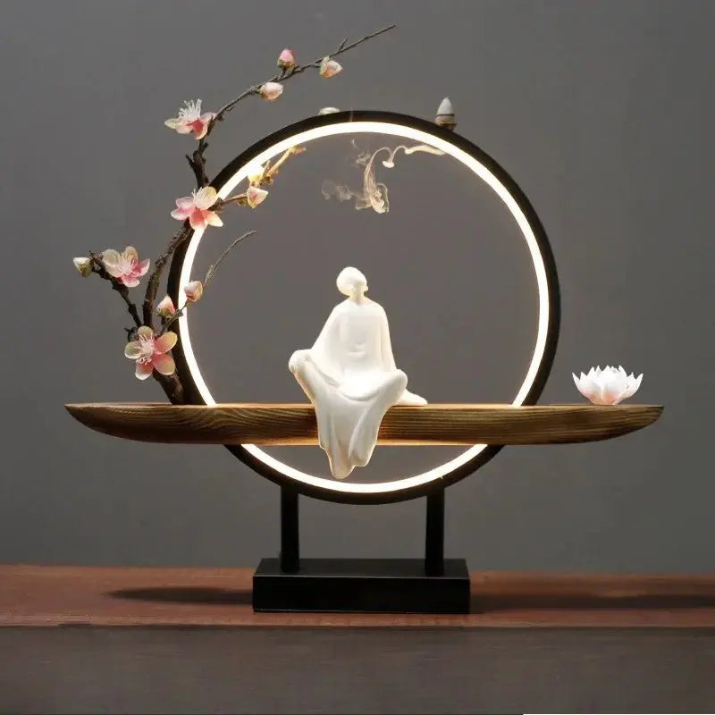 ATELIER-TIBET – Souffle Sakura · Porte-Encens LED Fleur de Cerisier