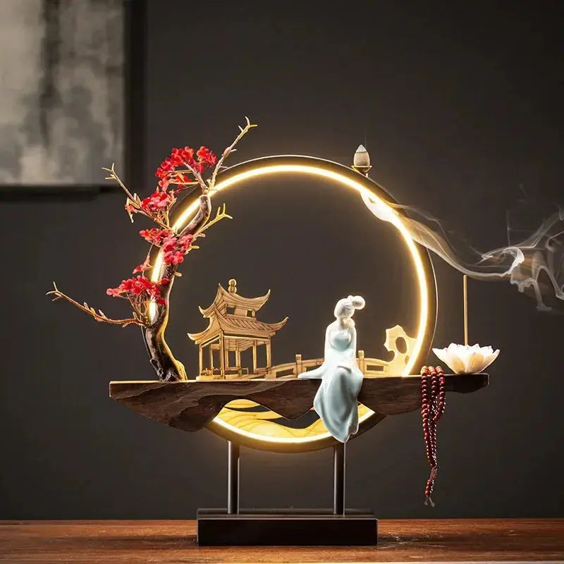 ATELIER-TIBET – Quiétude Intérieure · Porte-Encens Lumineux Zen