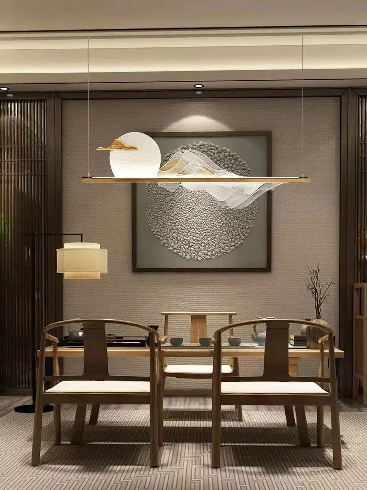 ATELIER-TIBET – Lustre Mural Japonais Design Zen Paysager LED