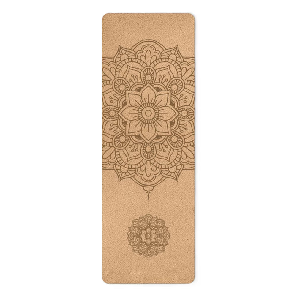 ATELIER-TIBET – Tapis de Yoga Antidérapant Fleur de Lotus – Confort & Stabilité
