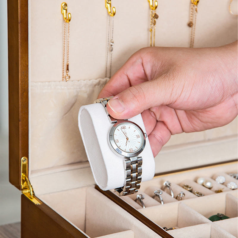 ATELIER-TIBET – Boîte à Bijoux Flanelle avec Serrure