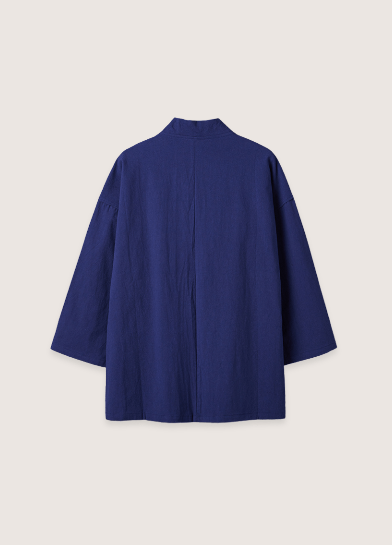 Veste kimono homme bleu marine