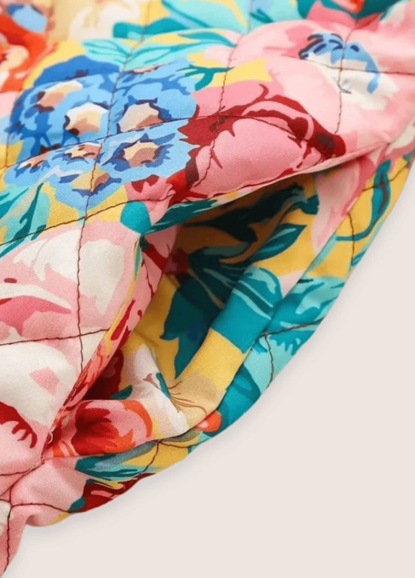 Veste kimono femme motif vague rose – Explosion Florale