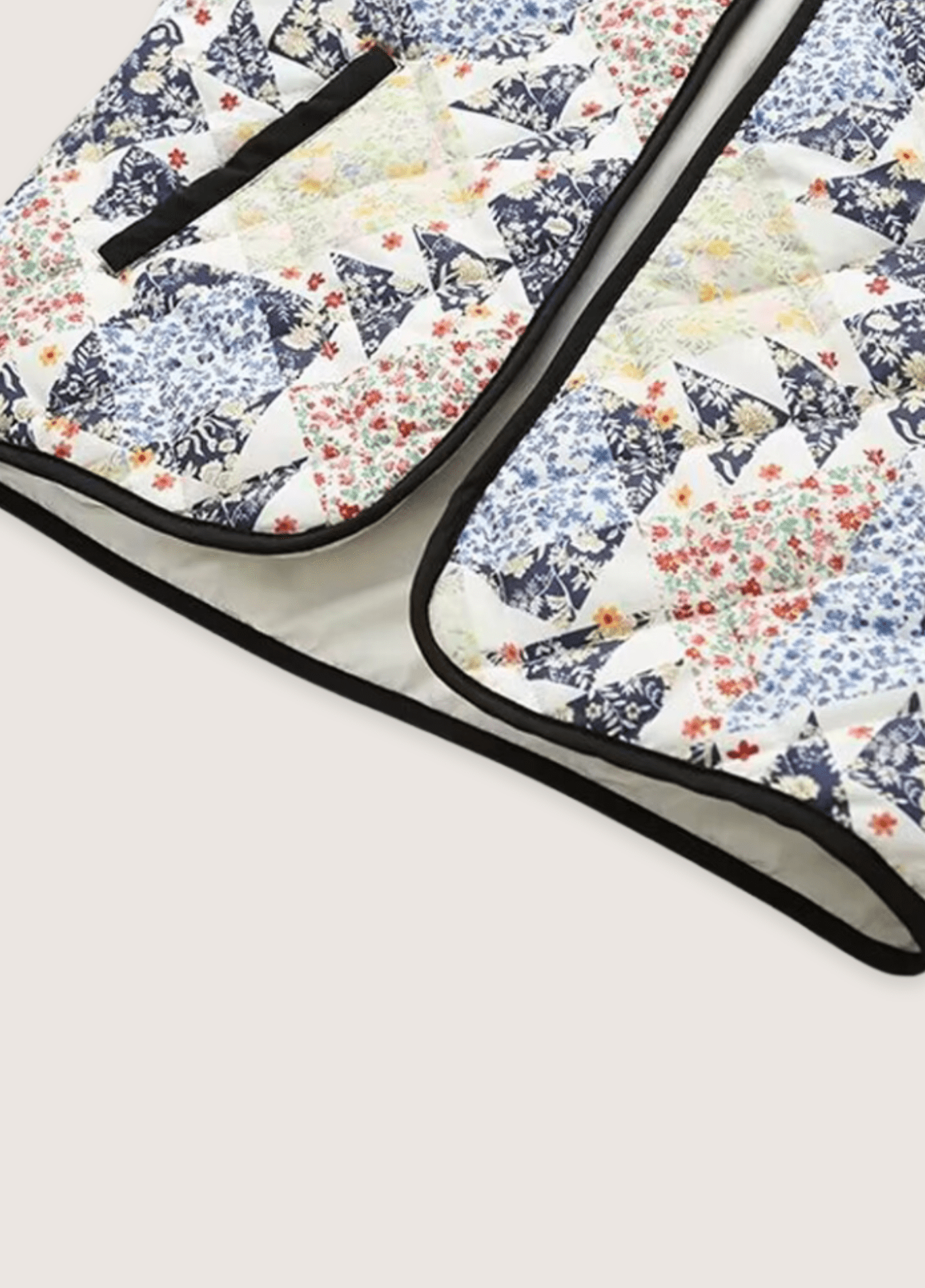 Veste kimono femme coton motif chrysanthème bleu – Hanabi Garden