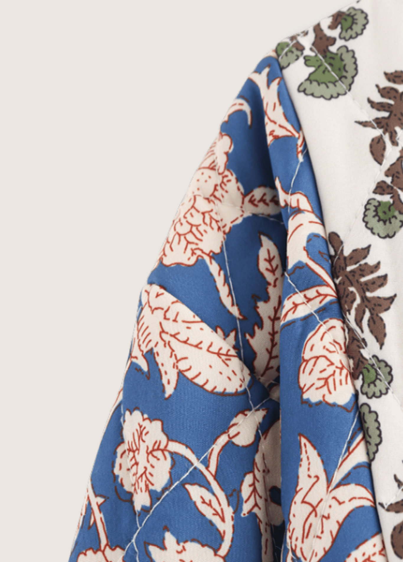 Veste kimono femme coton motif pivoine print – Wabi Sabi