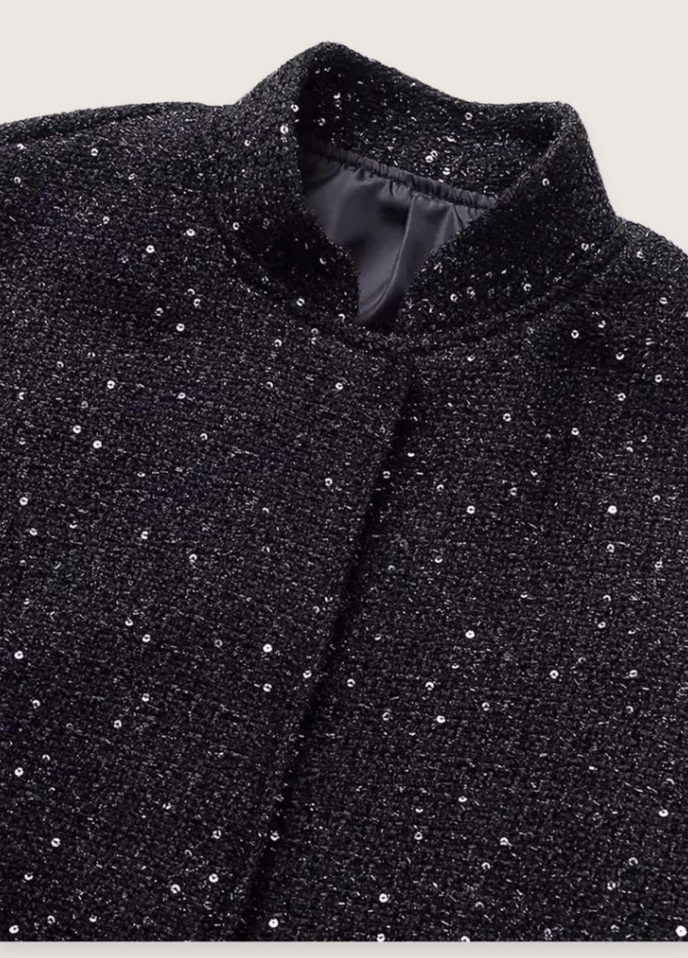 Veste kimono femme satiné floral noir – Hoshi