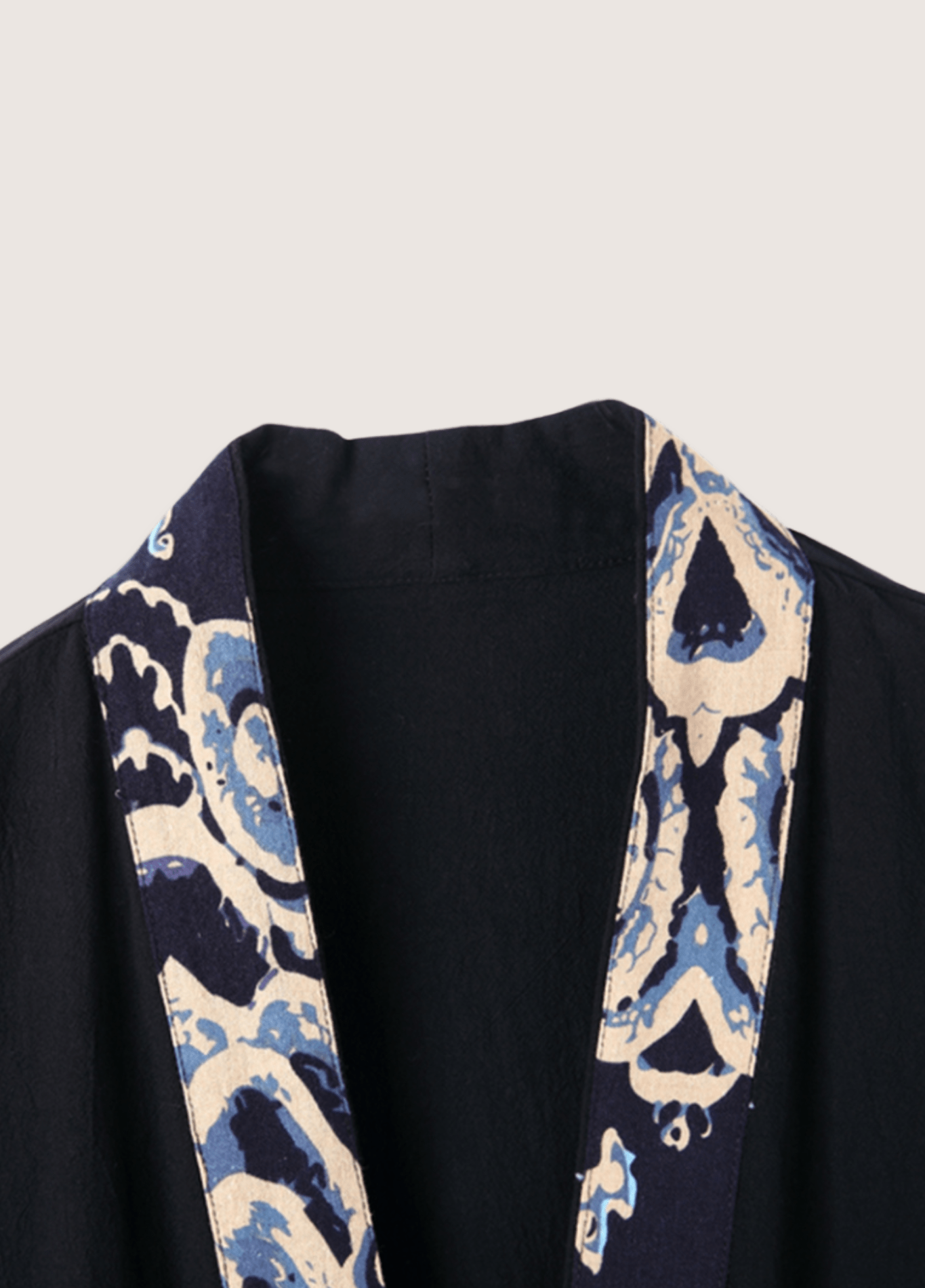 Veste kimono homme noir