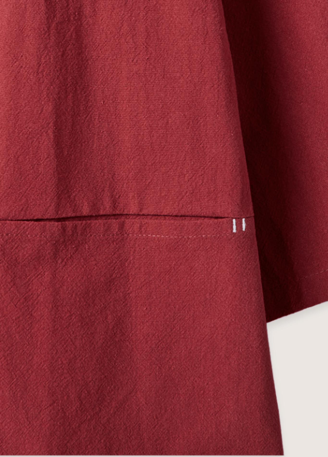 Veste kimono homme rouge